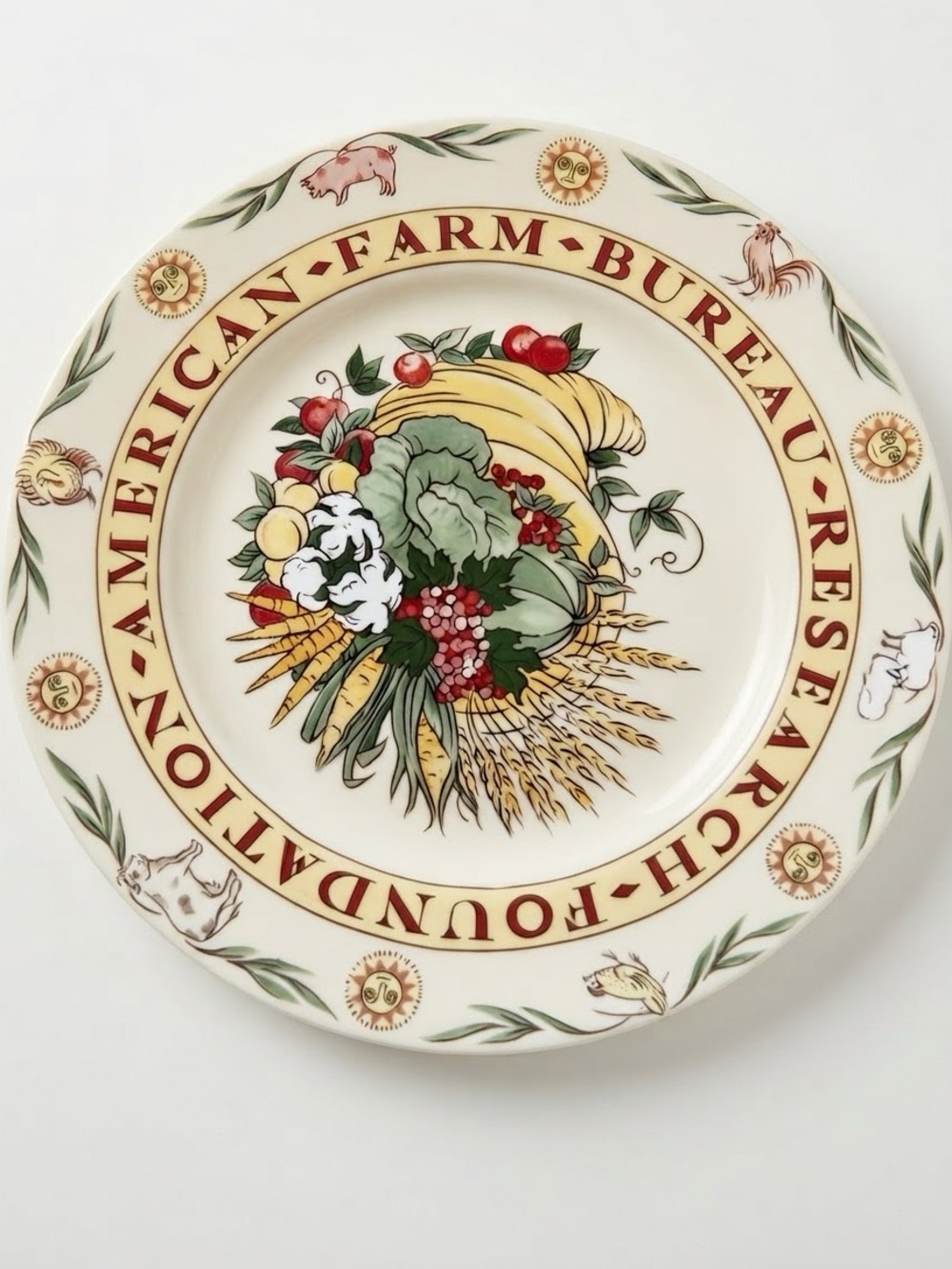 Tiffany & Co. American Farm Bureau 1990 Plate